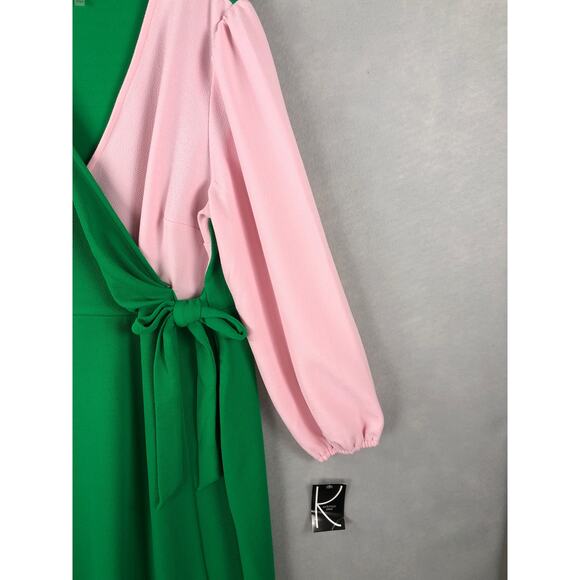 Kasper Faux Wrap Dress Women's Size XXL NEW - Picture 3 of 7